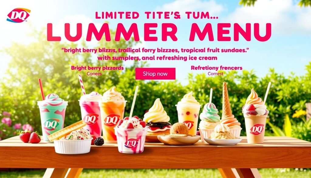 Dairy Queen limited time menu seasonal flavors